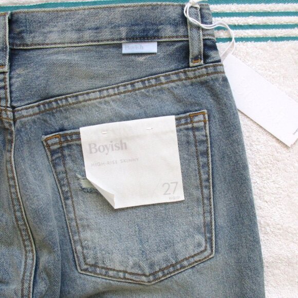 New BOYISH Jeans Size 27 Billy High Rise Skinny in Some Like it Hot - Picture 10 of 14